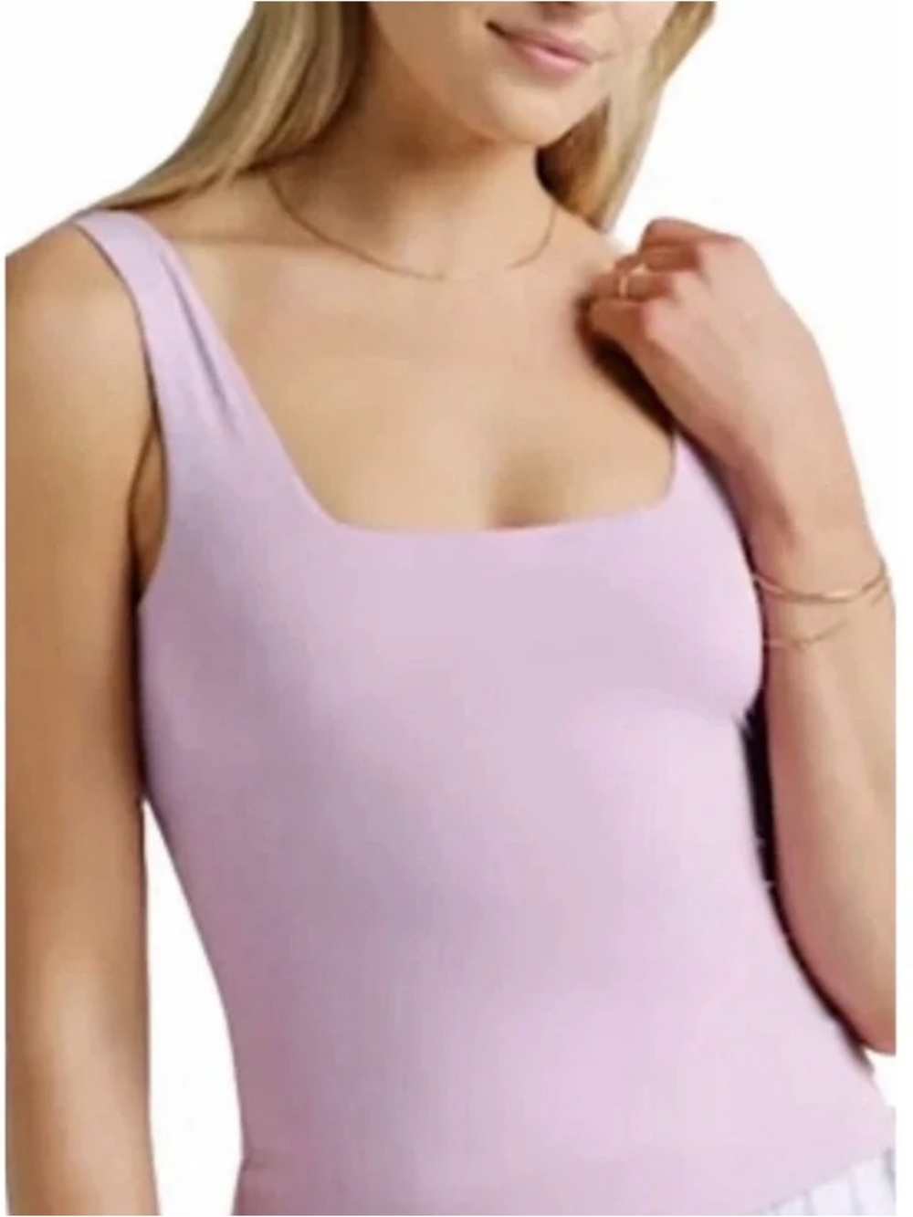 Travis Mathew NWT Women's Tropical Bliss Square Neck Tank Top in Orchid
